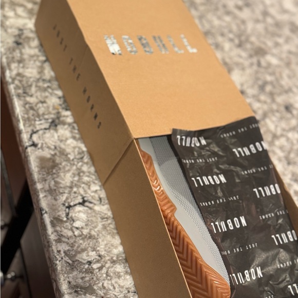 NOBULL Light Gray and Tan Impact Sneaker - Picture 3 of 8